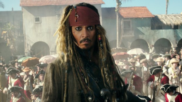 Lacking charm: Johnny Depp as Jack Sparrow in Pirates of the Caribbean: Dead Men Tell No Tales.