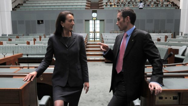 Room for one more: the ACT's two federal MPs Gai Brodtmann and Andrew Leigh.