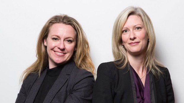 Bellamy's Organic chief executive Laura McBain (left) and chief financial officer Shona Ollington. The company's financial struggle is set to continue over the Christmas period.