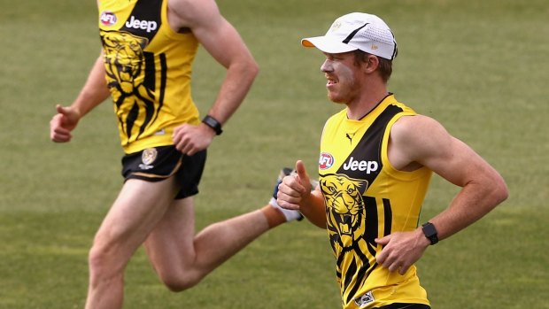 Under the knife: Jack Riewoldt has had multiple surgeries in the off-season.