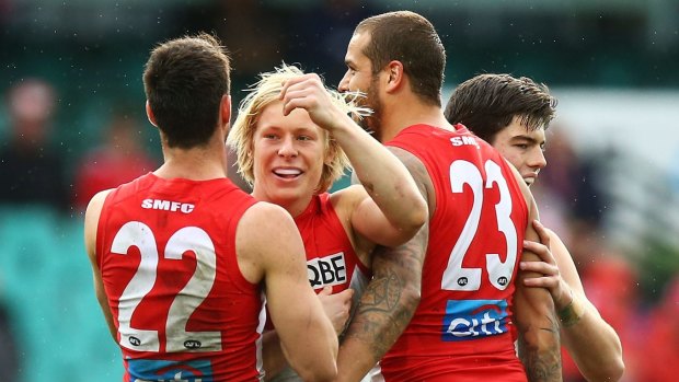 Boom youngster: Isaac Heeney has had an exceptional season.
