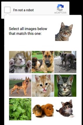 If the new test can't tell if you're a robot or not you'll have to do a traditional CAPTCHA test, or a new picture test for mobile devices.
