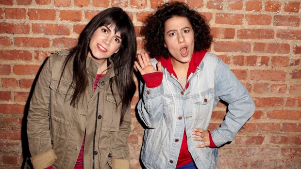 Magnetic chemistry ... Abbi Jacobson and Ilana Glazer from Broad City.