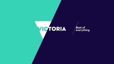 New slant: The latest logo for Tourism Victoria. 