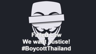 This image was displayed on some Thai police websites.