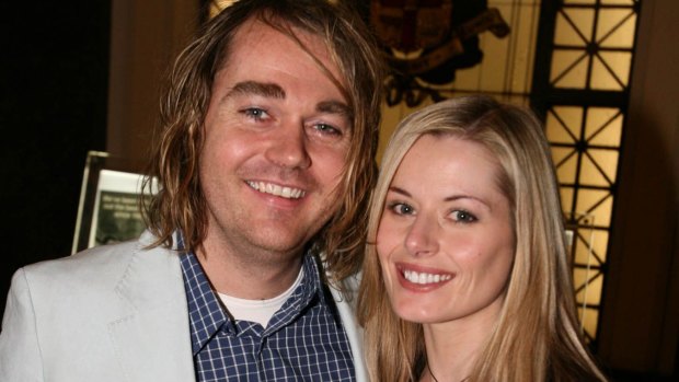 Shannon Bennett and his wife, actor Madeleine West.