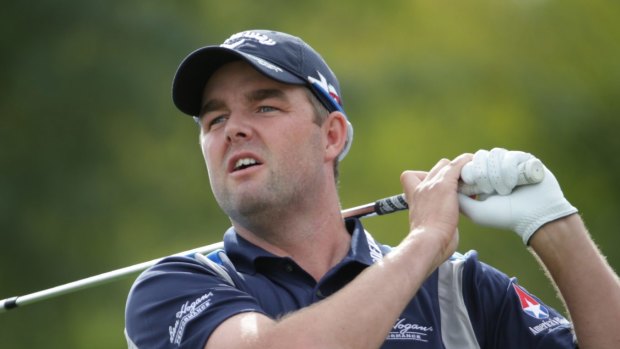 Distinction: Marc Leishman will be in the first group to tee off in the British Open at Royal Troon on Thursday.