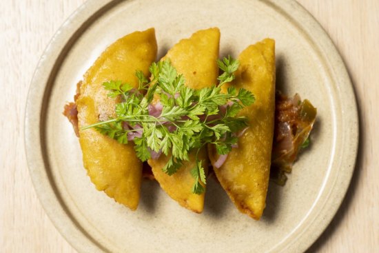 Chicken empanadas.