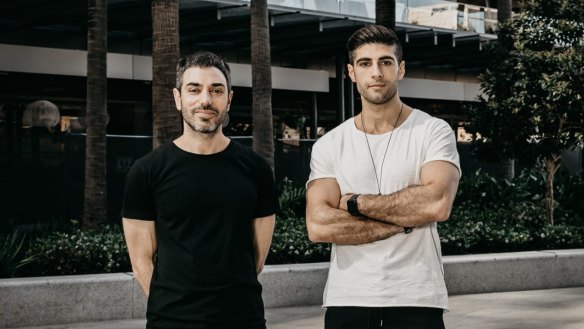 Jorge Farah (left) and Ibby Moubadder would welcome public health orders that make it clear restaurants are following rules rather than mandating their own policies.
