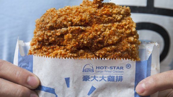 Fried chicken at Hot Star.