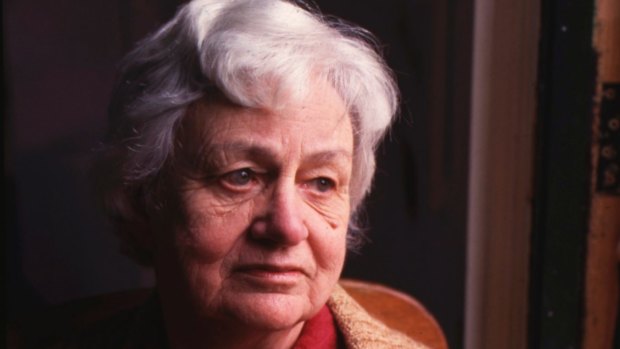Poet Judith Wright at her Braidwood home.