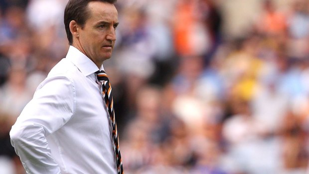 Tough call: Ousted Wests Tigers coach Jason Taylor.