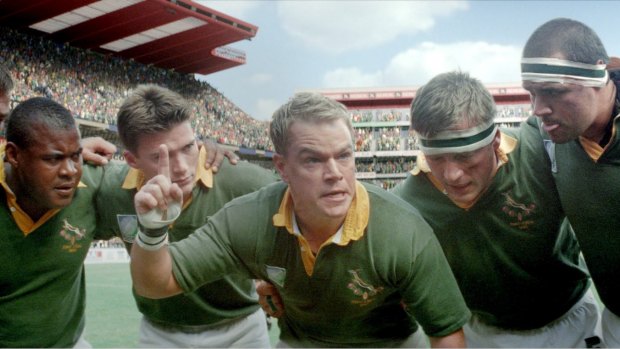 Springbok inspiration:  Matt Damon as Francois Pienaar in <i>Invictus</i>. 