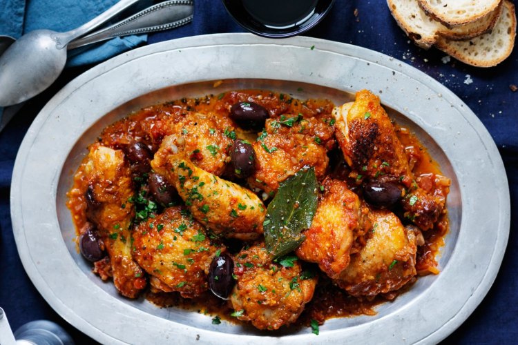 Neil Perry's chicken cacciatore recipe.