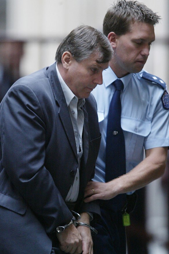 Bandali Debs arriving at the Supreme Court in February 2003.