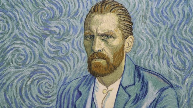 A portait of Vincent van Gogh from the film <i>Loving Vincent</i>. 