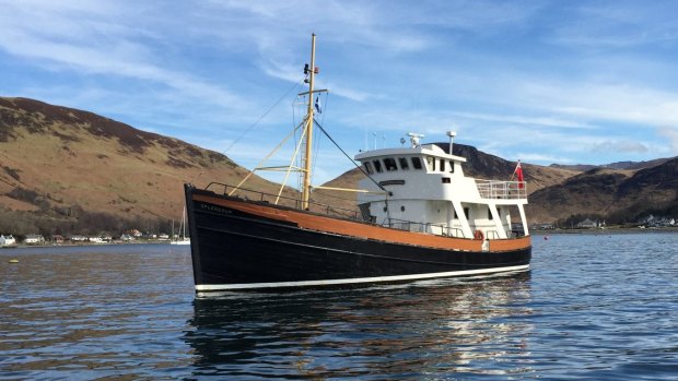 Argyll Cruising's Scottish trawler, Splendour.