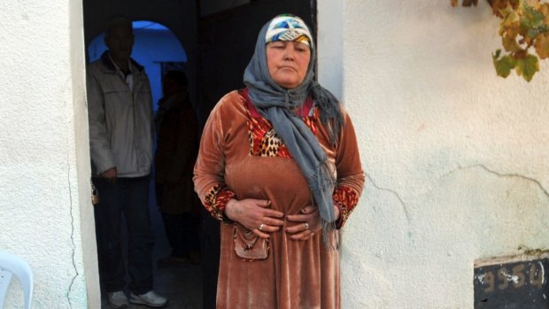 Nour El Houda Hassani, the mother of Anis Amri, in her village of Oueslatia, central Tunisia.