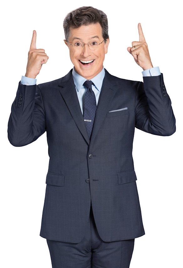 Funny and fascinating: <i>The Late Show with Stephen Colbert</i>.