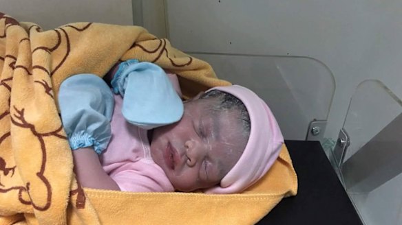 Cambodian Lux Clinic posted a photo of a minutes-old baby girl on Facebook following Hour Vanny's ceasarean on August 25. The surrogate mother confirmed the girl was the baby she carried.