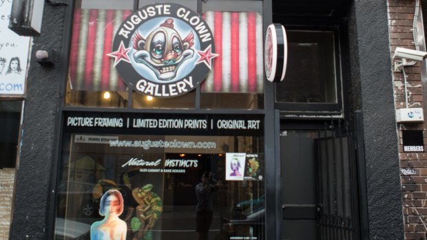 Auguste Clowne Gallery on Johnston Street, Fitzroy, is closing down.