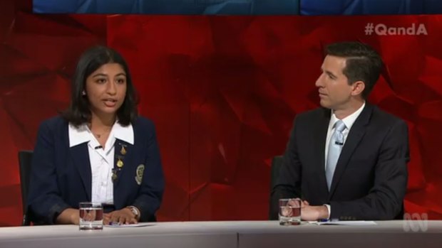 Burwood Girls student Nadia Homem says the government needs to implement stricter penalties for tax avoidance.