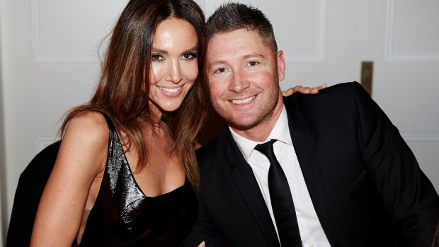 Kyly and Michael Clarke are expecting their first child. 