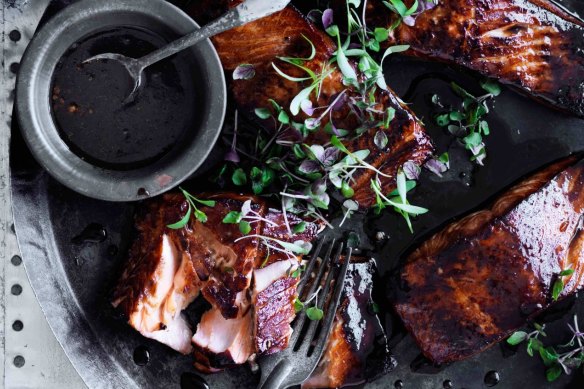 Neil Perry's teriyaki salmon.