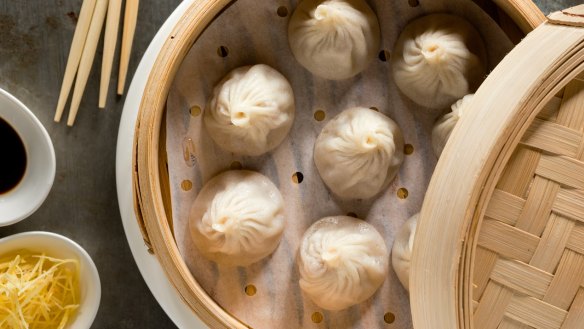 A traveller's staple: Xiao long bao from New Shanghai. 