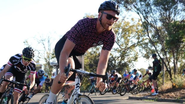 Carrum engineer and Indian Pacific Wheel Race cyclist Nick Skarajew.