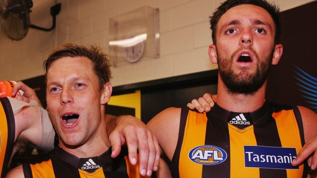Sam Mitchell and Jack Gunston are in doubt to face Essendon.
