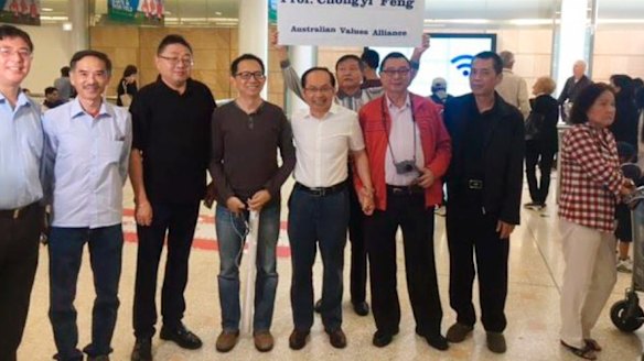 Dr Feng Chongyi arrived in Sydney on Sunday morning, after 10 days when he was prevented from leaving China  on grounds of "endangering state security".