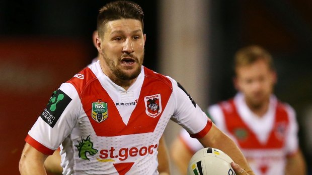 New deal: Gareth Widdop looks set to sign an extended contract with the Dragons.