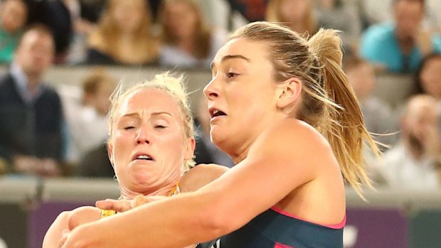 Peak form: Laura Langman will be a pivotal figure for the Lightning in the Super Netball grand final.