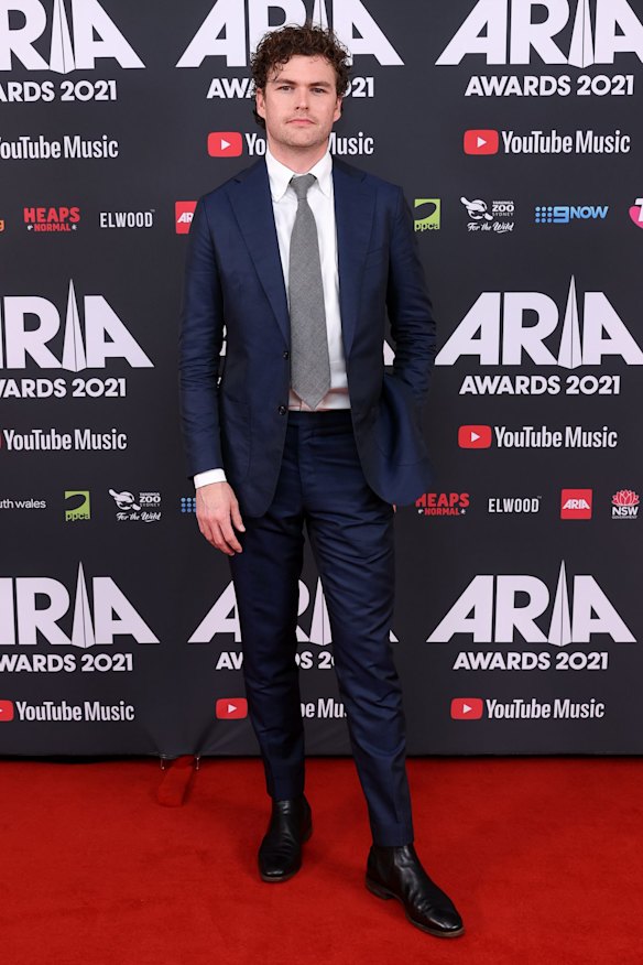 Vance Joy attends the 2021 ARIA Awards.