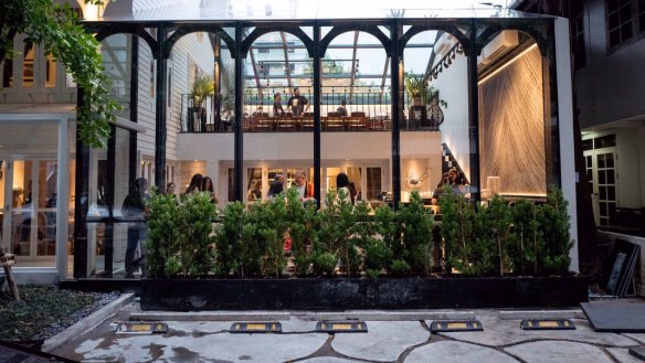 Starry nights: Bangkok's Gaggan restaurant, in a two-storey colonial-style timber house.