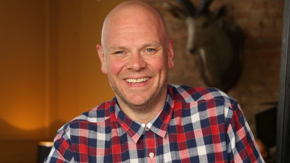 Trimmed down: British chef Tom Kerridge after losing more than 70 kilograms.