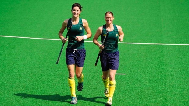 Nicole Arrold and Anna Flanagan were roommates at the 2010 Commonwealth Games.
