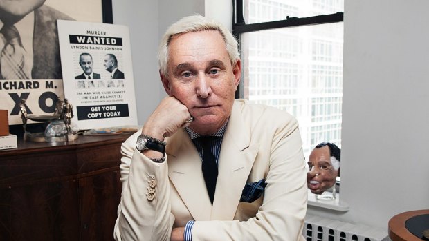 Roger Stone's days in the dark arts of electioneering go back to the Nixon era.