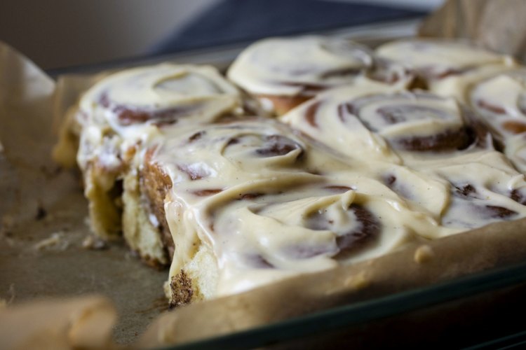 Cinnamon scrolls made by Danielle Alvarez  