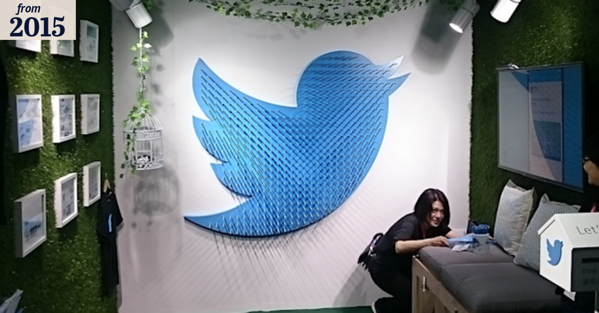 Twitter makes an odd appearance at CES Asia in China