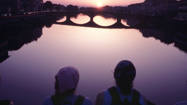 An Australian couple are in hot water after being detained for having sex near Florence's famous Ponte Vecchio bridge.