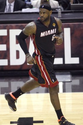 Miami's LeBron James.