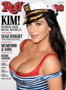 As Kim Kardashian's Rolling Stone cover by controversial photographer Terry Richardson was released, she was presenting a speech about objectification.