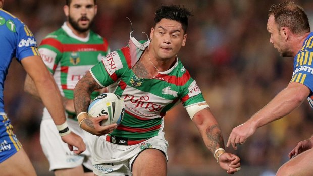 Ripping in: Souths hooker Issac Luke is determined to put his best foot froward.