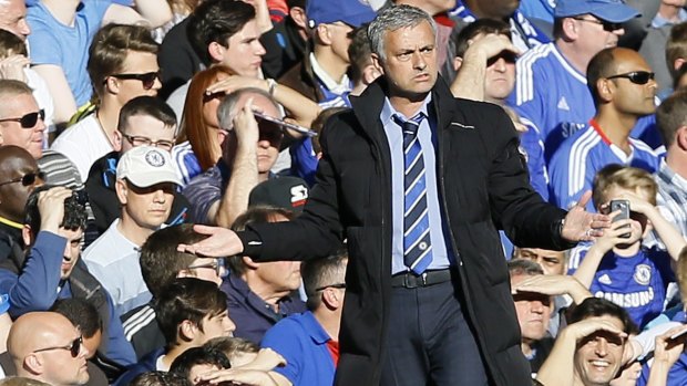 Best all season: Chelsea's manager Jose Mourinho has praised his team.