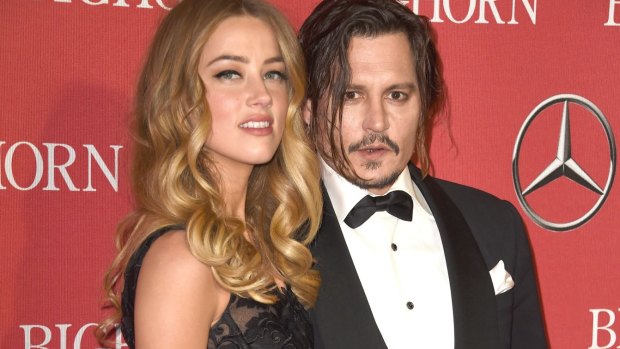 Amber Heard and Johnny Depp in early 2016.