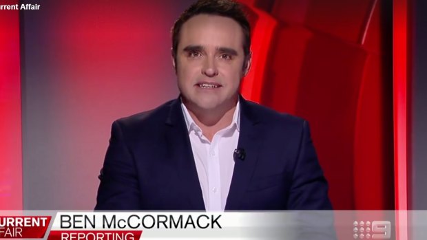 Ben McCormack was seen as a senior reporter at A Current Affair.