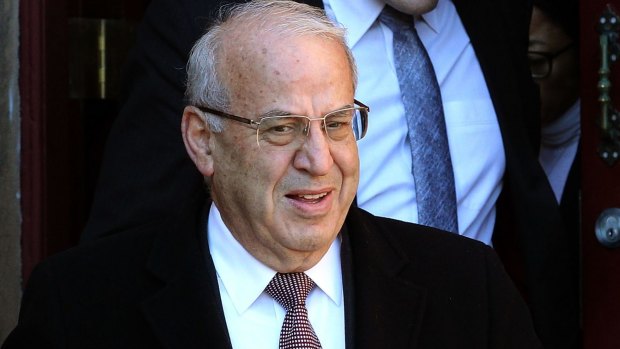 Eddie Obeid leaves Darlinghurst Court in June.