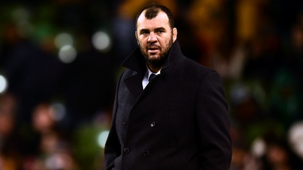 Frustrated: Michael Cheika.